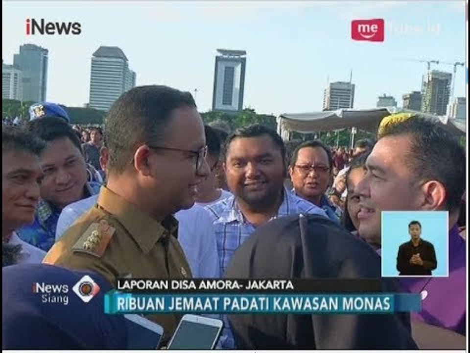 Berseragam Dinas, Anies Hadiri Perayaan Paskah GBI Glow di Monas - iNews Siang 01/04