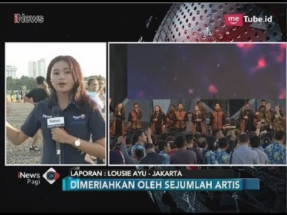 Jemaat Padati Monas untuk Perayaan Paskah GBI Glow - iNews Pagi 01/04