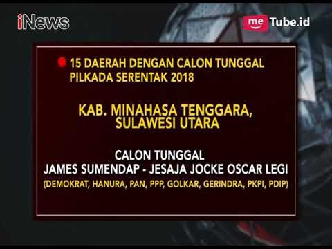Berikut Data Calon Tunggal di 15 Daerah pada Pilkada 2018 - iNews Pagi 03/04
