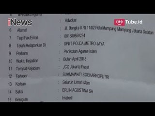 Dugaan Penistaan Agama, Sukmawati Soekarnoputri Dilaporkan ke Polisi - iNews Malam 03/04