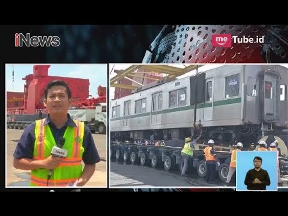 Dua Trainset MRT dari Jepang Tiba di Pelabuhan Tanjung Priuk - iNews Siang 04/04