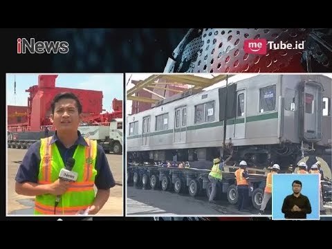 Dua Trainset MRT dari Jepang Tiba di Pelabuhan Tanjung Priuk - iNews Siang 04/04