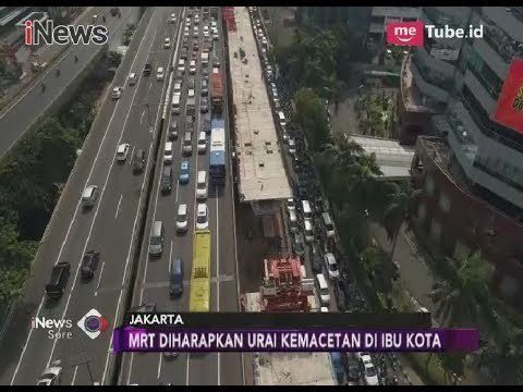 Tahap Pertama Mencapai 90 Persen, MRT Diharapkan Dapat Urai Kemacetan Ibu Kota - iNews Sore 04/04