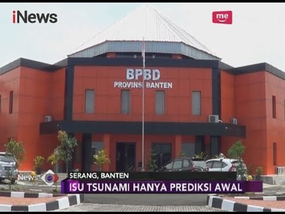 BPBD Banten Minta Warga Tidak Panik, Isu Tsunami Hanya Prediksi Awal - iNews Sore 05/04