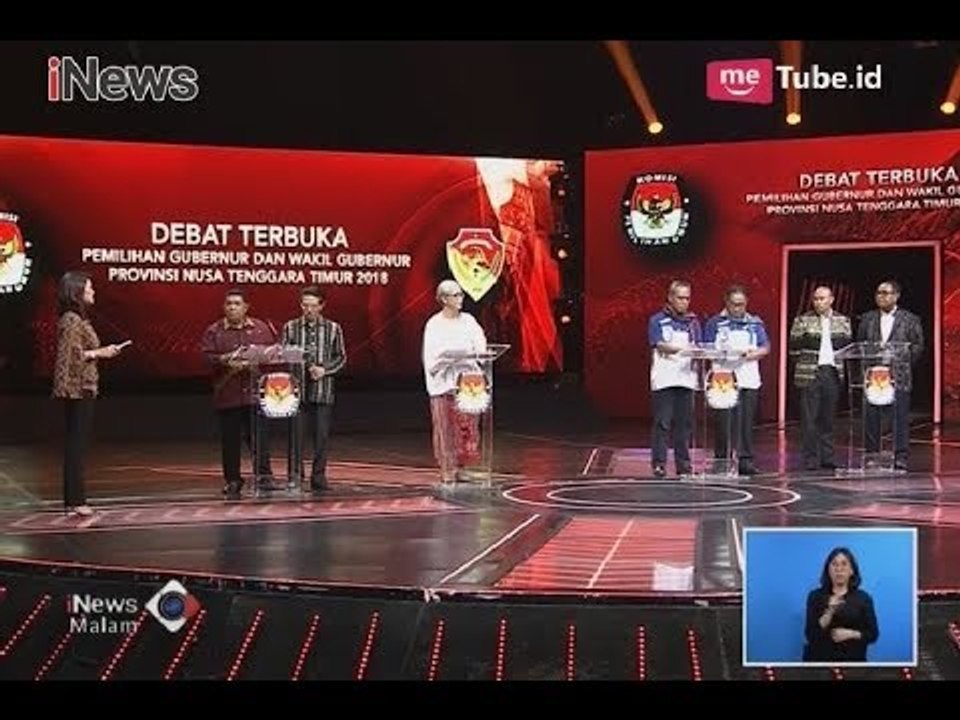 Empat Pasangan Cagub Cawagub NTT Lakoni Debat Soal Ekonomi dan Infrastuktur - iNews Malam 05/04