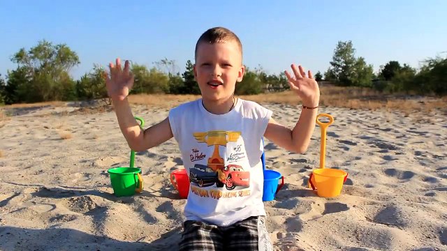 Learn Colors with Color Shovel Toys Finger Family Song Play with Shovels on Playground Family Fun #2