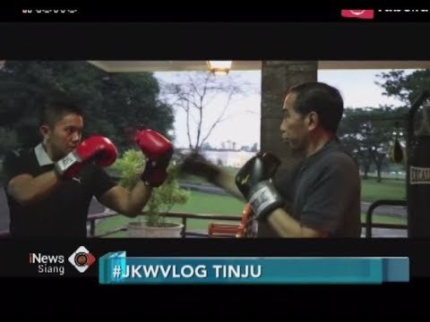 Keren!! Jokowi Buat 'Vlog' Tinju Lawan Ajudan - iNews Siang 06/04