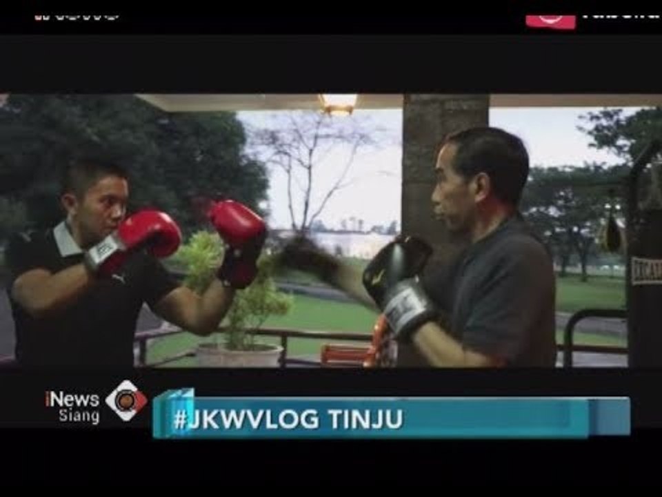 Keren!! Jokowi Buat 'Vlog' Tinju Lawan Ajudan - iNews Siang 06/04
