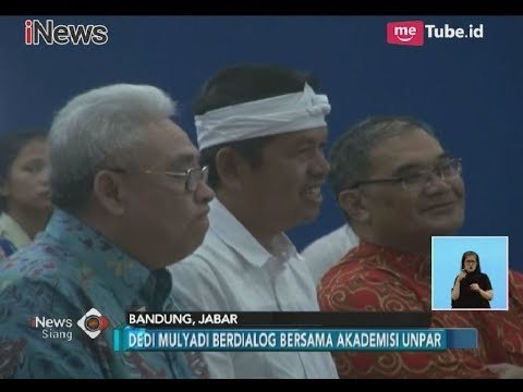 Gencar Raih Suara Tinggi, Dedi Mulyadi Diskusi Bersama Akademisi UNPAR - iNews Siang 09/04