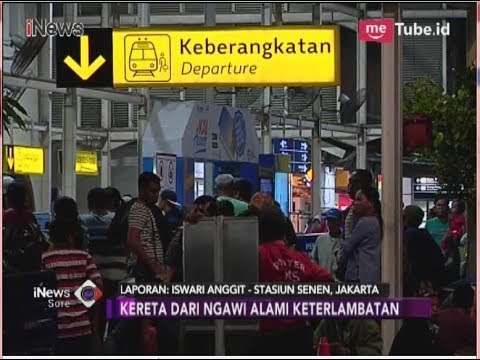 KA Sancaka Kecelakaan, Penumpang Menuju Ngawi Padati Stasiun Senen - iNews Sore 07/04