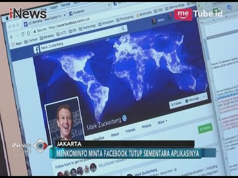 Data Pengguna Facebook Bocor, Menkominfo Minta Facebook Tutup Sementara Aplikasi - iNews Pagi 10/04