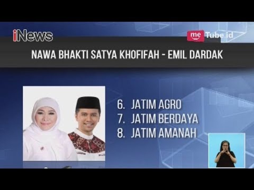 Jelang Debat Pilgub Jatim, Dua Paslon Cagub Cawagub Siap Kenalkan Visi dan Misi - iNews Siang 10/04