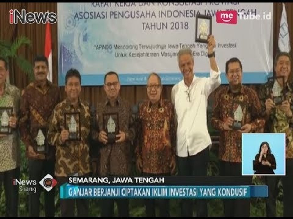 Hadiri Raker Apindo, Ganjar Pranowo & Sudirman Said Jelaskan Program Kerja - iNews Siang 11/04