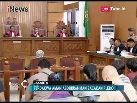 Aman Abdurrahman Bacakan Nota Pembelaan Terkait Kasus Bom Thamrin di PN Jaksel - iNews Siang 25/05