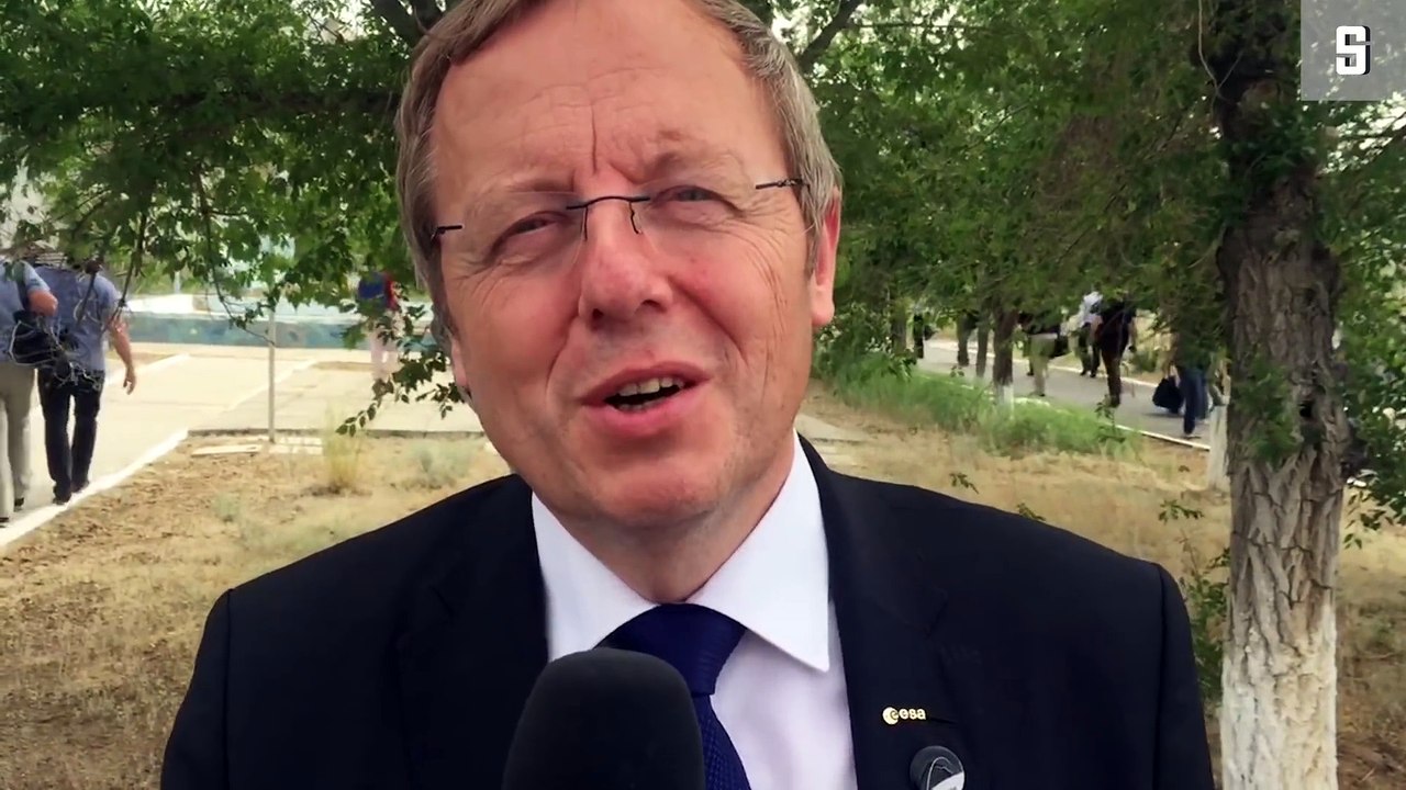 Sojus Start Astro Alex auf dem Weg zur ISS