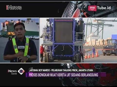 Datangkan Gerbong dari Korsel, 2 Rangkaian LRT Tiba di Pelabuhan Tanjung Priok - iNews Sore 13/04