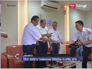 Télécharger la video: Catat!! Mulai Senin, KAI Jual 23.762 Tiket Tambahan Lebaran - iNews Malam 13/04