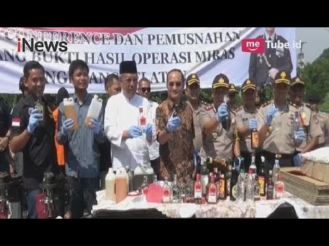 Pabrik Miras Oplosan Tewaskan Dua Satpam di Ciputat Digerebek Polisi - iNews Sore 13/04