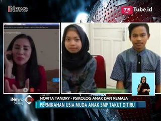 Psikolog: Pernikahan Usia Muda Anak SMP Takut Ditiru - iNews Siang 16/04