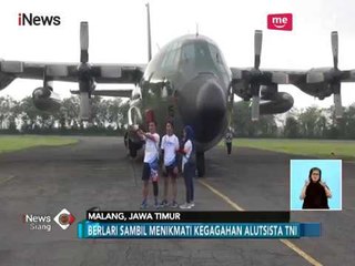 Serunya Berlari Bareng Alusista di Marathon Air Force Run Malang - iNews Siang 16/04