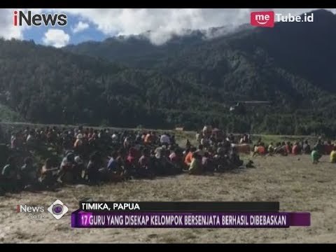 17 Guru yang Disekap Kelompok Bersenjata di Timika Berhasil Dibebaskan Aparat TNI - iNews Sore 19/04