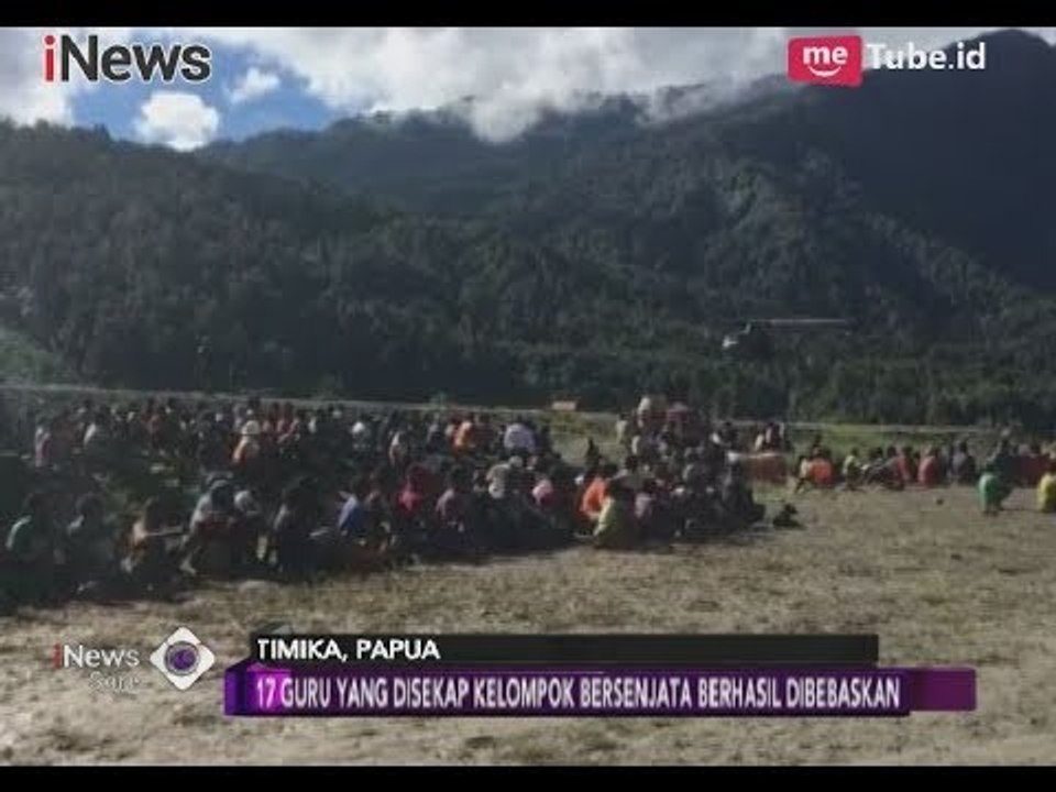 17 Guru yang Disekap Kelompok Bersenjata di Timika Berhasil Dibebaskan Aparat TNI - iNews Sore 19/04