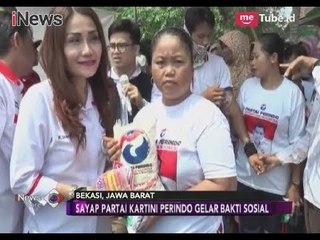 下载视频: Sayap Kartini Perindo Gelar Senam Massal dan Bakti Sosial di Bekasi - iNews Sore 19/04