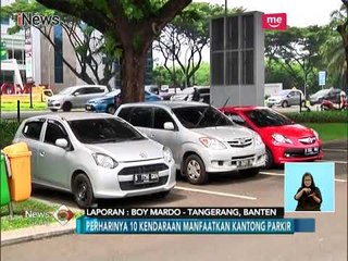 Kantong Parkir Ganjil-Genap di Tangerang Masih Sepi Kendaraan - iNews Siang 19/04