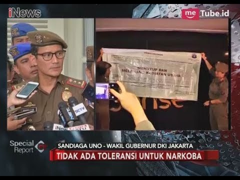 Penutupan Tempat Hiburan Malam Sense & Exotic, Sandiaga Uno Angkat Bicara - Special Report 19/04