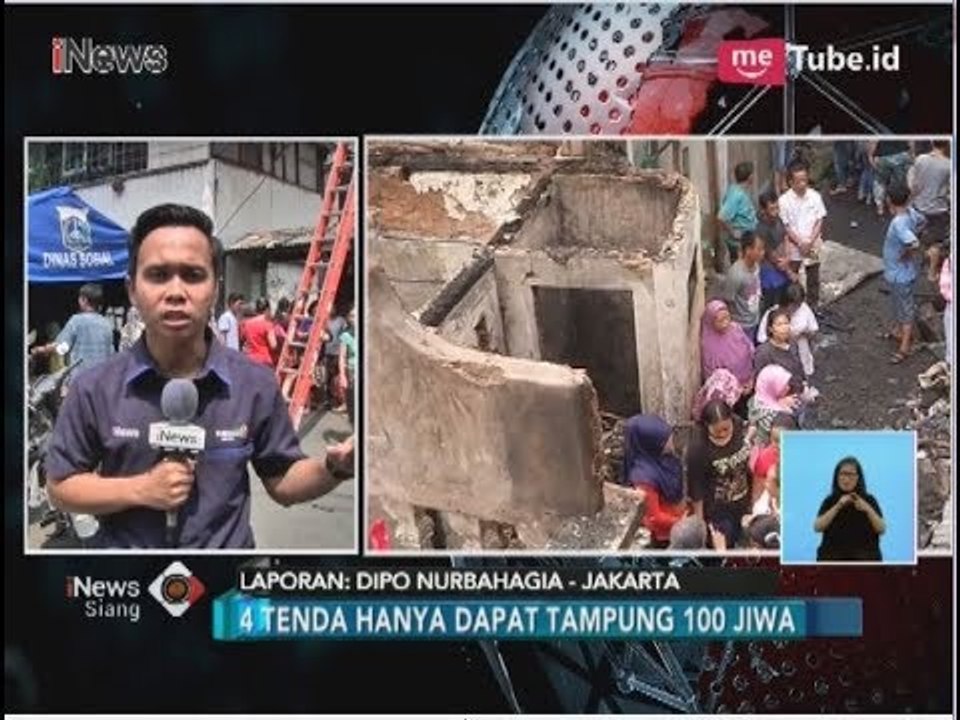 Pantauan Korban Kebakaran di Tenda Pengungsian Jembatan Besi - iNews Siang 22/04
