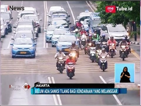 Belum Ada Sanksi Tilang Uji Coba Ganjil-Genap Sudirman-Thamrin - iNews Siang 21/04