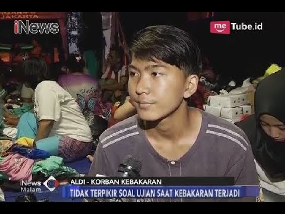 Empat Siswa SMP Korban Kebakaran Tambora Tetap Ikuti UNBK - iNews Malam 22/04