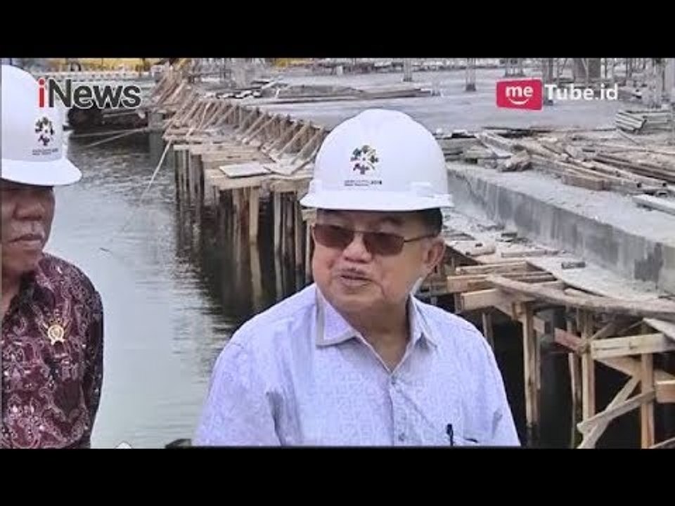 Wapres JK Bersama Menteri PUPR Tinjau Proyek As...