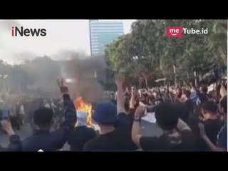 Ricuh Demo Pendukung Pilwakot Danny-Indira, Massa Bakar Motor  iNews Sore 28/04