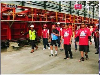 Menhub Tinjau Pabrik Pembuat U-Shape Girder LRT - iNews Sore 29/04