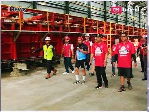 Menhub Tinjau Pabrik Pembuat U-Shape Girder LRT - iNews Sore 29/04