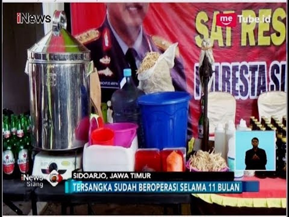 Empat Pengoplos Miras di Sidoarjo Gunakan Diterjen - iNews Siang 2904 5