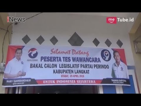 Partai Perindo Gelar Seleksi Caleg Berkualitas dengan Ketat - iNews Sore 01/05