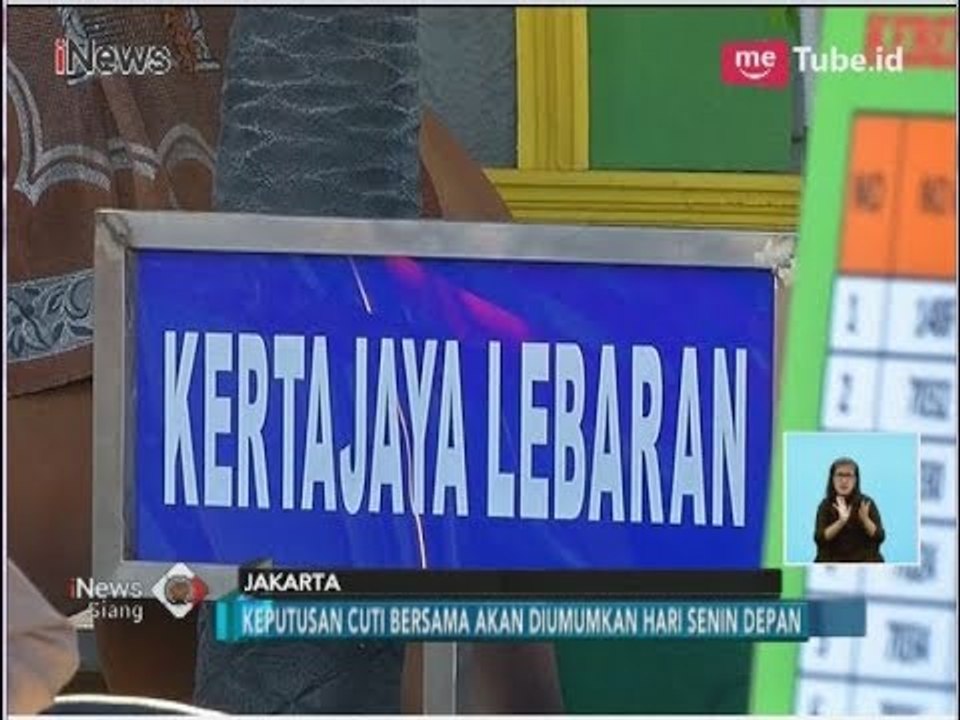Polemik Aturan Cuti Bersama Lebaran 2018 - iNews Siang 04/05