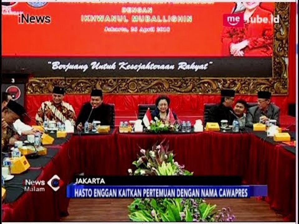 Bahas Cawapres, Airlangga akan Bertemu Mega - iNews Malam 04/05