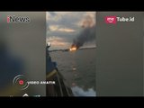 Video Amatir Kapal Yacht Berbendera Malaysia Terbakar di Perairan Batam - iNews Pagi 03/05
