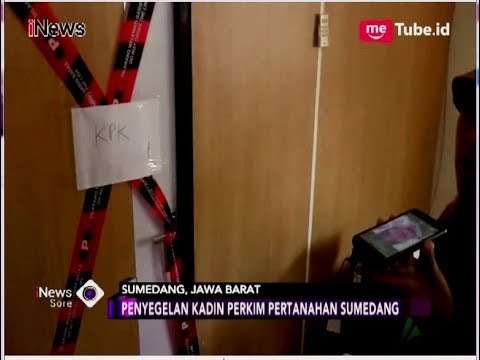 KPK Segel Ruang Kepala Dinas PUPR dan DPKPP Sumedang - iNews Sore 07/05