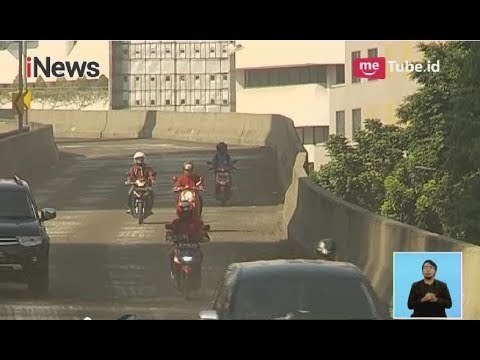 Tidak Kapok!! Pegendara Motor Tetap Nekat Melintas di JLNT Kasablanka - iNews Siang 07/05