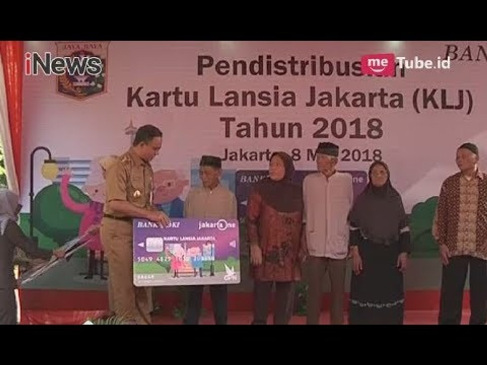 Pemprov DKI Bagikan 12 Ribu Kartu Lansia Jakarta Tahap Pertama - iNews Sore 08/05