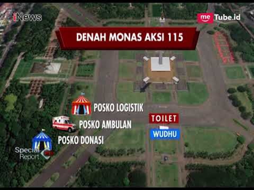 Denah Monas Peta Aksi Solidaritas Palestina “115” - Special Report 11/05