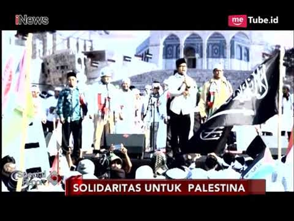 Menggebu-gebu!! Orasi Massa di Aksi Solidaritas Palestina '115' - Special Report 11/05