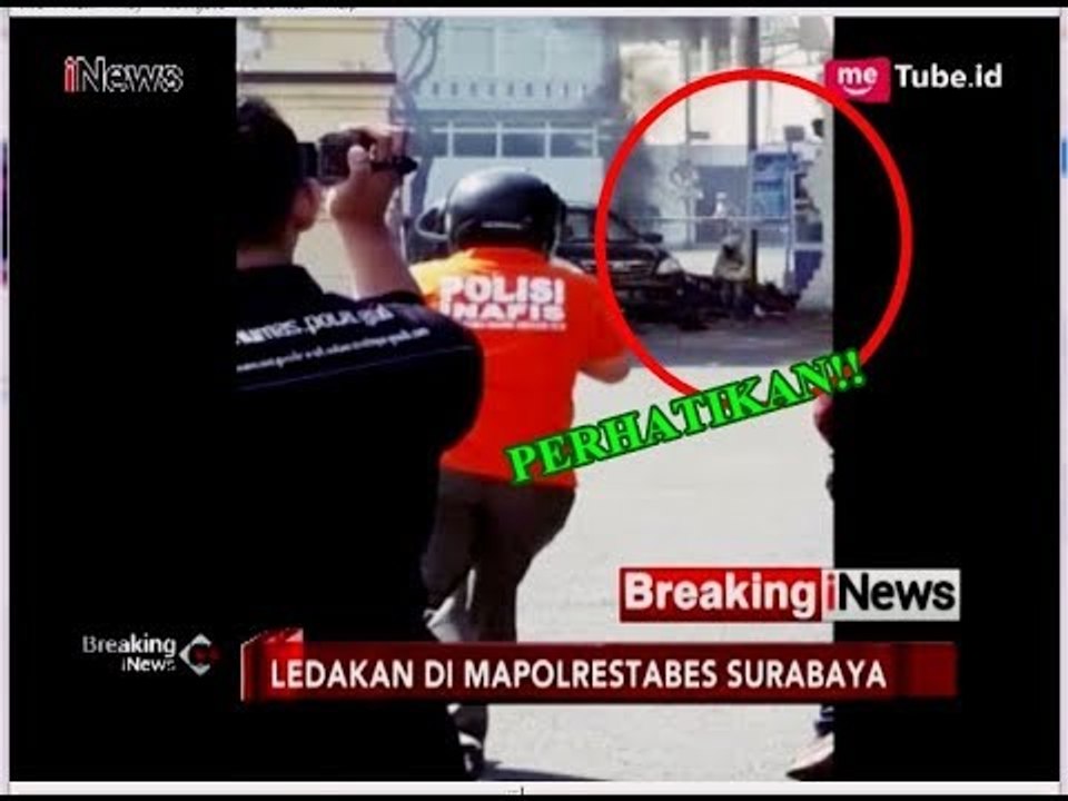 Anak Terduga Pelaku Coba Berdiri Setelah Bom Meledak di Polrestabes Surabaya - Breaking iNews 14/05