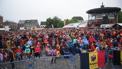 Près de 4000 personnes rassemblées à Ciney pour la diffusion du match des diables
