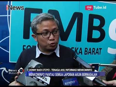 Penjelasan Tenaga Ahli Informasi Menkominfo Soal Penutupan Akun Radikalisme - iNews Malam 16/05