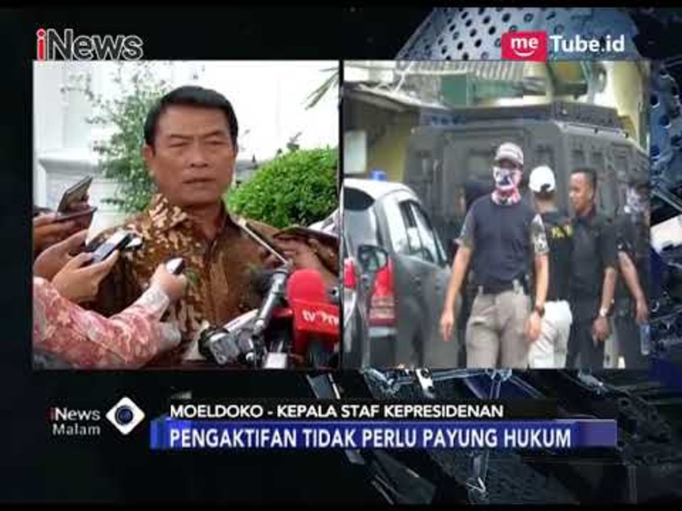 Moeldoko Pastikan Jokowi Setuju Koopssusgab Aktif Kembali Bantu Berantas Teroris - iNews Malam 16/05